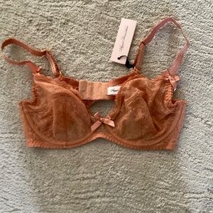 NWT AGENT PROVOCATEUR LACE BRA 36C
